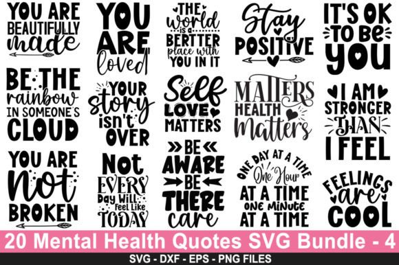 Download Mental Health SVG Bundle - Premium Resources